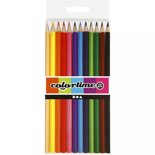 Colortime-värikynät, 12Kpl, Värilajitelma