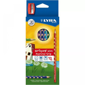 Groove-värikynät ohuet, 12kpl, Värilajitelma