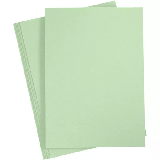 Paperi, A4, 80g, Vaaleanvihreä, 20kpl/pkk