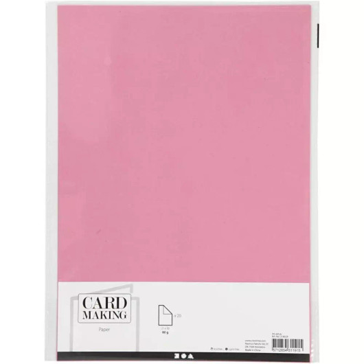 Paperi, A4, 80g, Pinkki, 20kpl/pkk