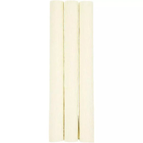 Kreppipaperi, 25x60cm, 105g, luonnonvalkoinen, 3 ark/pkk