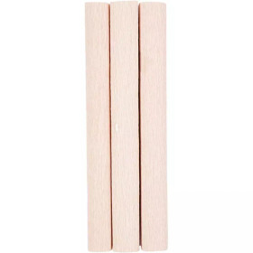 Kreppipaperi, 25x60cm, 105g, Pehmeä rose, 3 ark/pkk