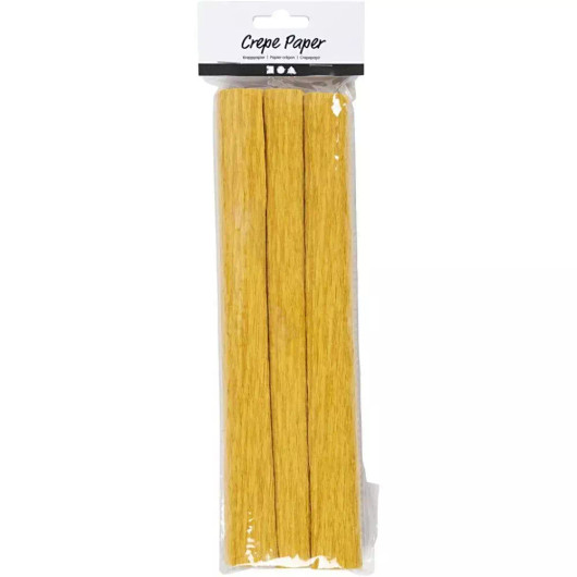 Kreppipaperi, 25x60cm, 105g, Carry, 3 ark/pkk