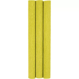 Kreppipaperi, 25x60cm, 105g, Vaaleanvihreä, 3 ark/pkk