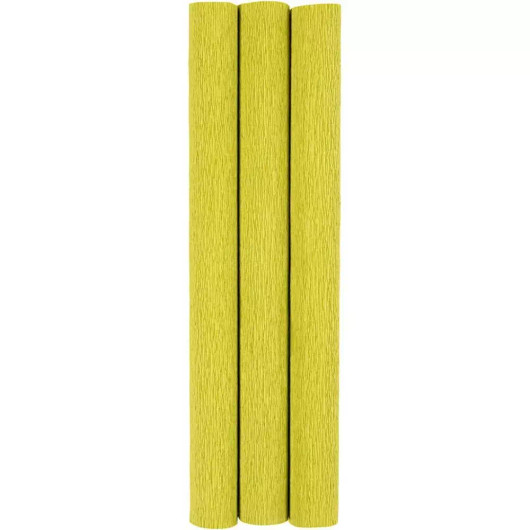 Kreppipaperi, 25x60cm, 105g, Vaaleanvihreä, 3 ark/pkk