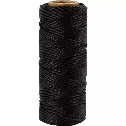 Bambulanka, paksuus 1mm, musta, 65m/ 1rll