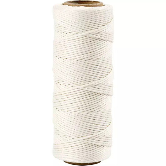 Bambulanka, paksuus 1mm, valkoinen, 65m/ 1rll