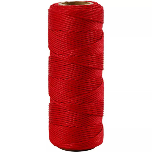 Bambulanka, paksuus 1mm, punainen, 65m/ 1rll