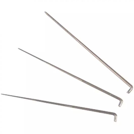 Huovutusneulat, Pituus 7,5cm, karhea, 10kpl/pkk