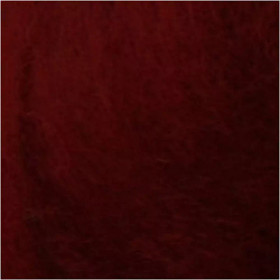 Karstattu villa, lämmin punainen, 100g/kerä