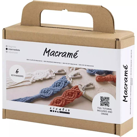Askartelusetti Mini Macramé, Avaimenperät, pkk
