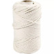 Makrameenyöri, Pituus 55m, halk. 4mm, luonnonvalkonen, 330g/rll