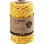 Makrameenyöri, Pituus 55m, halk. 4mm, keltainen, 330g/rll