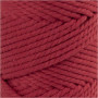 Makrameenyöri, Pituus 55m, halk. 4mm, punainen, 330g/rll