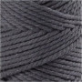 Makrameenyöri, Pituus 55m, halk. 4mm, harmaa, 330g/rll