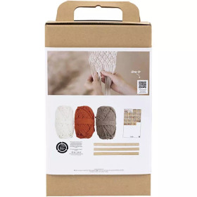 Askartelusetti Macramé, Kukka-amppeli