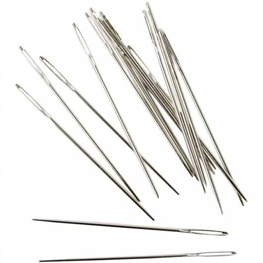 Kirjontaneula, nro 24, Pit. 36mm, tylppäkärkinen, 25kpl/pkk