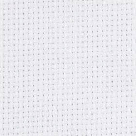 Aida kangas, koko 50x50cm, 70 neliötä per 10cm, valkoinen