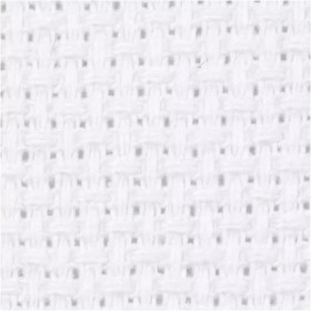 Aida kangas, koko 50x50cm, 70 neliötä per 10cm, valkoinen