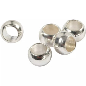 Lukitushelmi, halk. 2,5mm, hopeanväriset, 100kpl/pkk