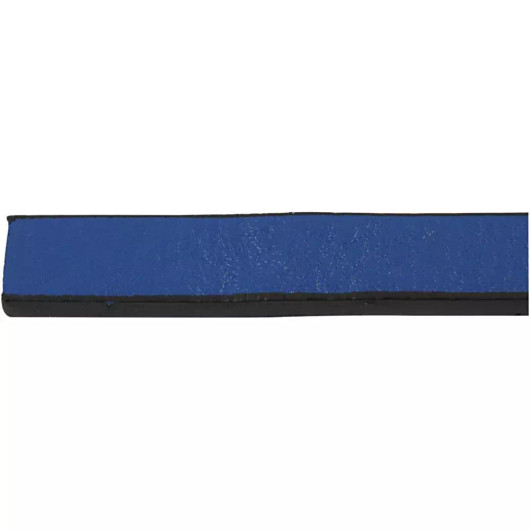 Keinonahkanauha, Lev: 10mm, paksuus 3mm, sininen, 1m/pkk