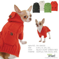 Neulepusero, punainen, M, 25cm