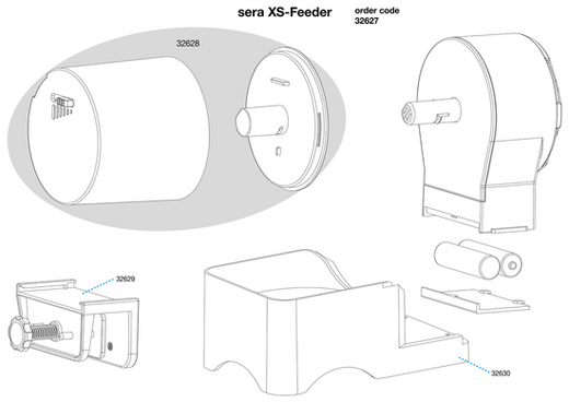 Sera XS-Feeder, automaattiruokkija
