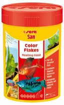 Sera San väriruoka, kelluvat hiutaleet 100ml