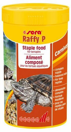 Sera Raffy P täysravinto vesikilpikonnille 250ml