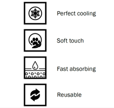 Tauro Kuivaava viilennyspyyhe, violetti, 66x43cm.