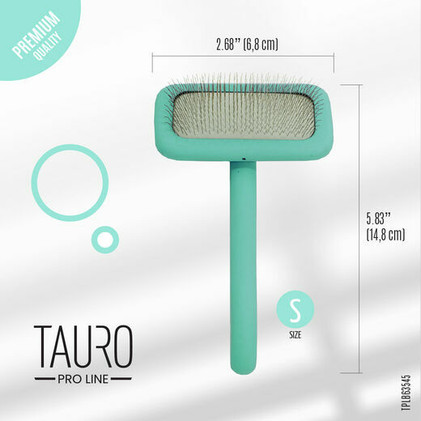 Tauro puinen harja S, 6.8x14.8cm, minttu