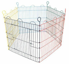 Pieneläinaitaus 5 osaa, halk. 90cm, k.60cm, värikäs