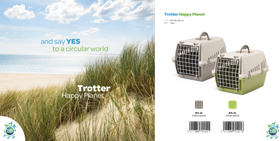 Trotter 1 kuljetusboksi, Happy Planet kierrätysmuovia, 49x33x30cm