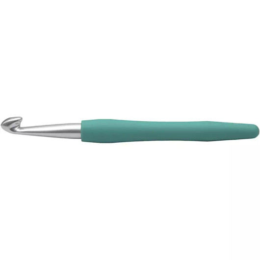 Virkkuukoukku, nro 10, Pit. 16cm, vihreä