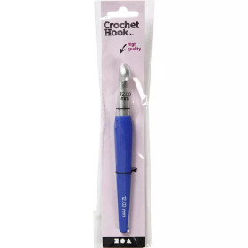 Virkkuukoukku, nro 12, Pit. 16cm, sininen