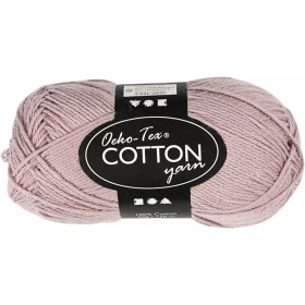 Puuvillalanka, nro 8/4, Pit. 170m, laventeli, 50g/ 1 kerä