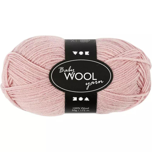 Vauvalanka, Pit. 172m, dusty rose, 50g/ 1 kerä