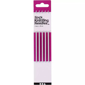 Sukkapuikot, nro 3, Pit. 20cm, 1 set