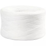 Raffia- Paperinaru, Lev: 7-8mm, valkoinen, 100m/ 1 rll