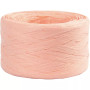  Raffia- Paperinaru, Lev: 7-8mm, vaaleanrosa, 100m/ 1 rll 