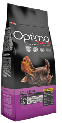 Optimanova dog adult mini chicken & rice 12kg