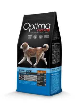 Optimanova dog puppy large chicken & rice 2kg