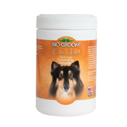 Bio-Groom Pro-White Harsh Coat™ karkeaturkkiselle 170g, 8oz Hoitojauhe