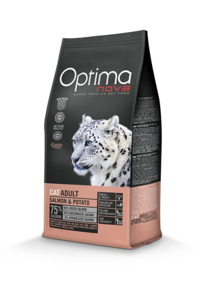 Optimanova cat adult salmon & potato grain free 2kg