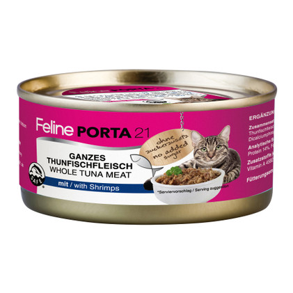 Feline PORTA21, Tonnikala & katkarapu, 24x156g