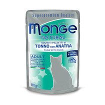 Monge Natural, Tonnikala & ankka, 24x80g
