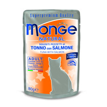 Monge Natural, Tonnikala & lohi, 24x80g