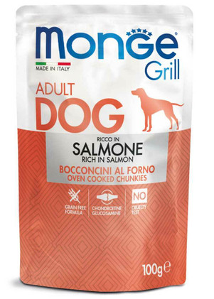 Monge Grill, lohi, 24x100g