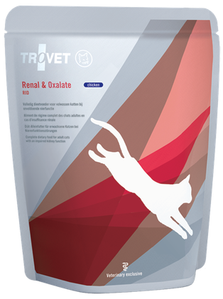 Trovet RID Renal & Oxalate kana kissoille 12x85g, á 1,58€