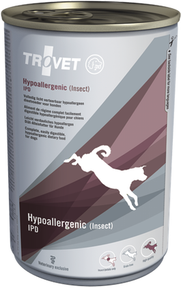 Trovet IPD Hypoallergenic hyönteinen koirille 6x400g, á 4,83€